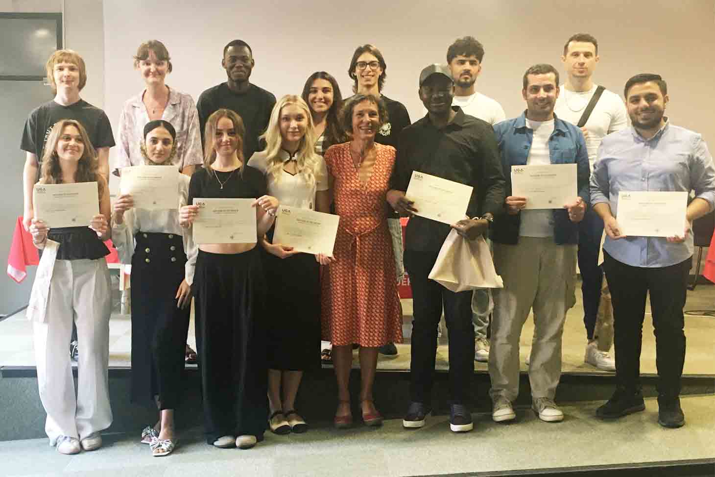 étudiants DU passerelle