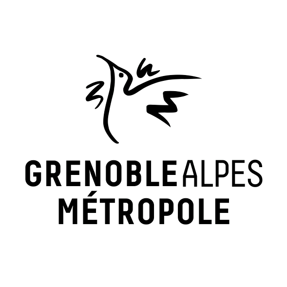 Logo Grenoble Alpes Métropole noir et blanc